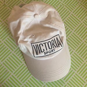 VICTORIA SECRET SPORT BASEBALL CAP HAT WHITE
